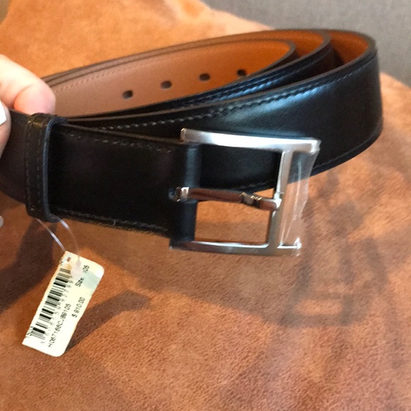 Men\'s Black and silver Hermès belt main image 4